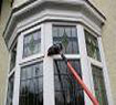 Cleaning bay window